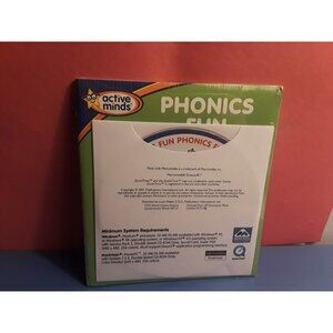 Active Minds: Phonics Fun (CD-Rom, 2001, Macromedia) New